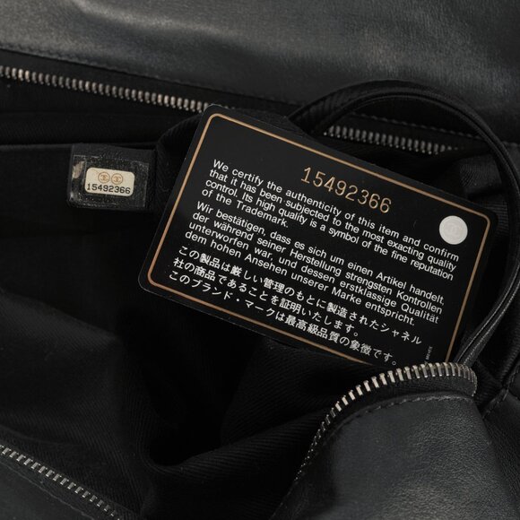 Chanel In-The-Mix Black Iridescent Calfskin Quilted Tote - Picture 12 of 12